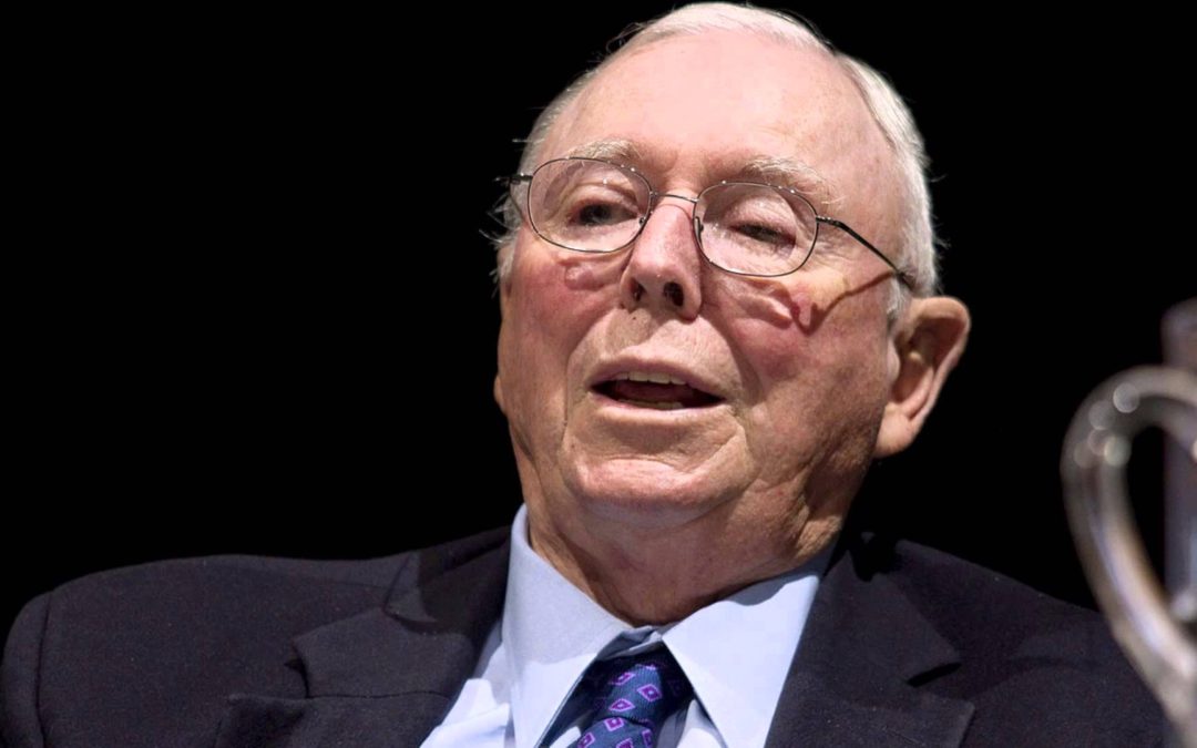 Charlie Munger:  A Lesson on Elementary, Worldly Wisdom As It Relates To Investment Management & Business