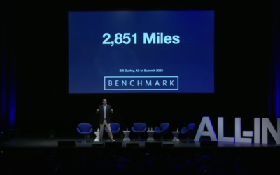 All-In Summit: Bill Gurley presents 2,851 Miles